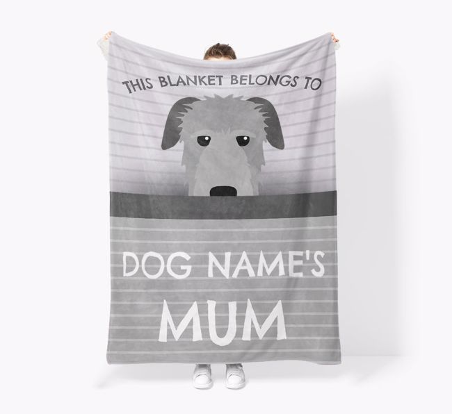 'This Blanket Belongs To...' - Personalised {breedFullName} Blanket: Premium Sherpa Fleece